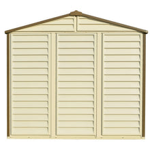 DuraMax 8'x6' Premier Series StoreAll Vinyl Shed with Foundation