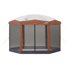 12ft x 10ft Hexagon Canopy Gazebo with Removable Insect Screen