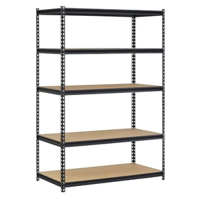 Heavy Duty Metal Storage Shelving Unit with 5 Adjustable Shelves
