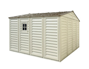 DuraMax 10.5'x13' Woodbridge Plus Vinyl Shed with Foundation